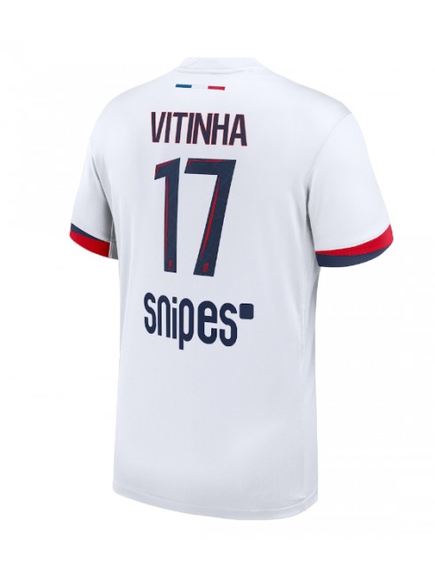 Paris Saint-Germain Vitinha #17 Replika Borta Kläder 2025-26 Kortärmad Paris Saint-Germain Vitinha #17 Replika Borta Kläder 2025-26 Kortärmad